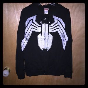 Marvel Venom Zip Hoodie, L
